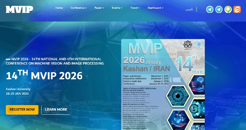 MVIP 2026 - 14th National and 4th International Conference on Machine Vision and Image Processing